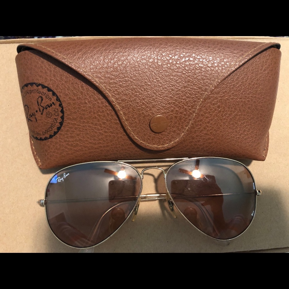 Ray-Ban aviator sunglasses